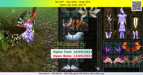 Mu Mới ra,Mu PVP - Season 6 - Exp: 500x - Drop: 30% - Game Cày Quốc Giải Trí