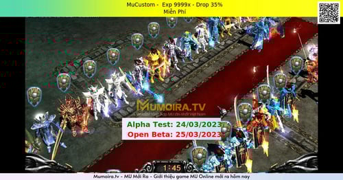 Mu Mới ra, MuCustom - Season 6 - Exp: 9999x - Drop: 35% - Miễn Phí Mu Mới ra,MuCustom - Season 6 - Exp: 9999x - Drop: 35% - Miễn Phí