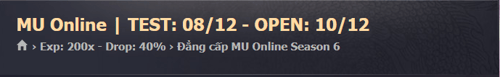 Giới thiệu Mu Online - Mu Anh Long Giới thiệu Mu Online - Mu Anh Long
