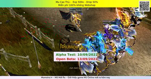 Mu Mới ra, Mu Cao Thủ - Season 6 - Exp: 500x - Drop: 50% - Miễn phí 100% không Webshop Mu Mới ra,Mu Cao Thủ - Season 6 - Exp: 500x - Drop: 50% - Miễn phí 100% không Webshop