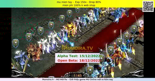 Mu Mới ra, mu mien tay - Season 6 - Exp: 150x - Drop: 80% - mien phi 100% k web shop Mu Mới ra,mu mien tay - Season 6 - Exp: 150x - Drop: 80% - mien phi 100% k web shop
