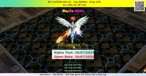 Mu Mới ra, MU CUSTOM SS6.18 - Season 16-20 - Exp: 99999x - Drop: 10% - mu miễn phí dễ chơi Mu Mới ra,MU CUSTOM SS6.18 - Season 16-20 - Exp: 99999x - Drop: 10% - mu miễn phí dễ chơi