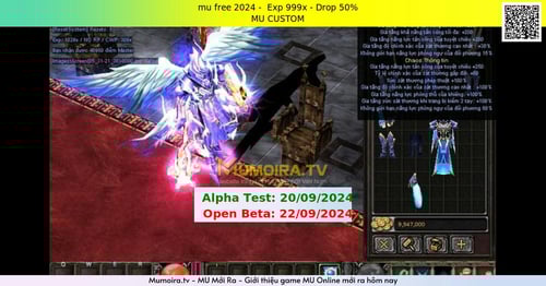 Mu Mới ra, mu free 2024 - Season 16-20 - Exp: 999x - Drop: 50% - MU CUSTOM Mu Mới ra,mu free 2024 - Season 16-20 - Exp: 999x - Drop: 50% - MU CUSTOM