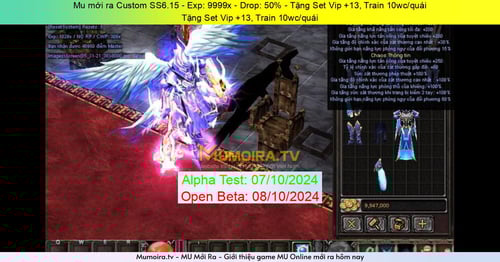 Mu Mới ra, Custom SS6.15 - Season 6 - Exp: 9999x - Drop: 50% - Tặng Set Vip +13, Train 10wc/quái Mu Mới ra,Custom SS6.15 - Season 6 - Exp: 9999x - Drop: 50% - Tặng Set Vip +13, Train 10wc/quái