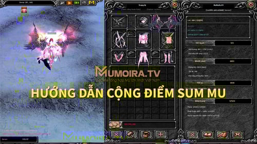 Hướng dẫn cộng điểm SUM săn Boss, PK, Train khỏe