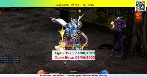 Mu Mới ra, 🔥 Mu Thái Dương 🔥 - Season 6 - Exp: 999x - Drop: 50% - Đông người - Dễ chơi - Free 100% Mu Mới ra,🔥 Mu Thái Dương 🔥 - Season 6 - Exp: 999x - Drop: 50% - Đông người - Dễ chơi - Free 100%