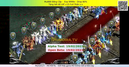 Mu Mới ra, Mu888 Đẳng Cấp - Season 6 - Exp: 9999x - Drop: 80% - Tặng Sét đồ VIP +15 Full Thần v.v Mu Mới ra,Mu888 Đẳng Cấp - Season 6 - Exp: 9999x - Drop: 80% - Tặng Sét đồ VIP +15 Full Thần v.v