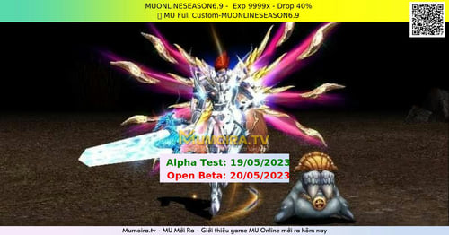 Mu Mới ra, MUONLINESEASON6.9 - Season 6 - Exp: 9999x - Drop: 40% - ⭐️ MU Full Custom-MUONLINESEASON6.9 Mu Mới ra,MUONLINESEASON6.9 - Season 6 - Exp: 9999x - Drop: 40% - ⭐️ MU Full Custom-MUONLINESEASON6.9