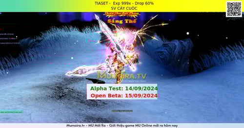 Mu Mới ra, TIASET - Season 16-20 - Exp: 999x - Drop: 60% - SV CÀY CUỐC Mu Mới ra,TIASET - Season 16-20 - Exp: 999x - Drop: 60% - SV CÀY CUỐC
