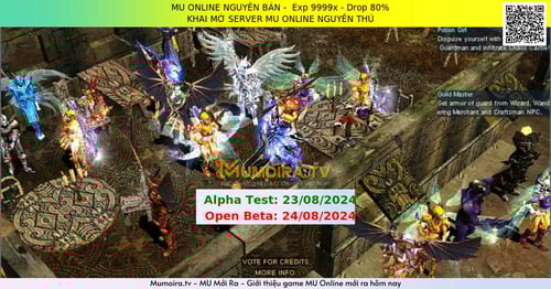 Mu Mới ra, MU ONLINE NGUYÊN BẢN - Season 6 - Exp: 9999x - Drop: 80% - KHAI MỞ SERVER MU ONLINE NGUYÊN THỦ Mu Mới ra,MU ONLINE NGUYÊN BẢN - Season 6 - Exp: 9999x - Drop: 80% - KHAI MỞ SERVER MU ONLINE NGUYÊN THỦ
