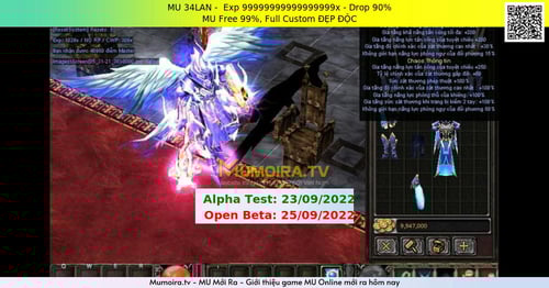 Mu Mới ra, MU 34LAN - Season 6 - Exp: 9999999999x - Drop: 90% - MU Free 99%, Full Custom ĐẸP ĐỘC Mu Mới ra,MU 34LAN - Season 6 - Exp: 9999999999x - Drop: 90% - MU Free 99%, Full Custom ĐẸP ĐỘC