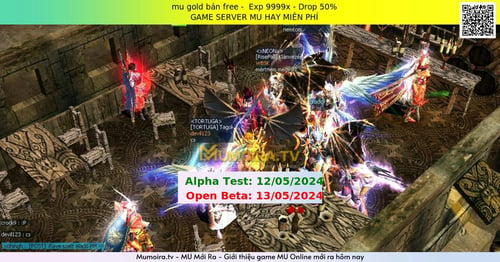 Mu Mới ra,mu gold bản free - Season 6 - Exp: 9999x - Drop: 50% - GAME SERVER MU HAY MIỄN PHÍ