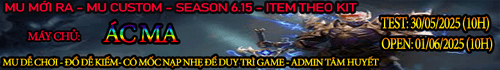 Giới thiệu Mu Online - MU THE KING SS6.15 Giới thiệu Mu Online - MU THE KING SS6.15