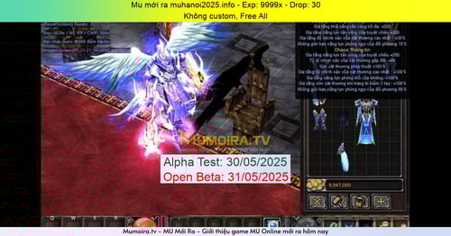 Mu Mới ra, muhanoi2025.info - Season 6 - Exp: 9999x - Drop: 30% - Không custom, Free All Mu Mới ra,muhanoi2025.info - Season 6 - Exp: 9999x - Drop: 30% - Không custom, Free All