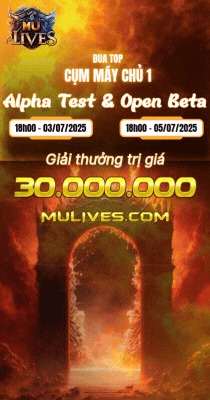 Giới thiệu Mu Online - MU LIVES CỤM MÁY CHỦ 1