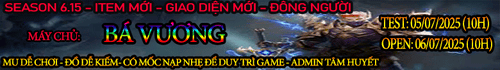 Giới thiệu Mu Online - MU THE KING SS6.15 Giới thiệu Mu Online - MU THE KING SS6.15