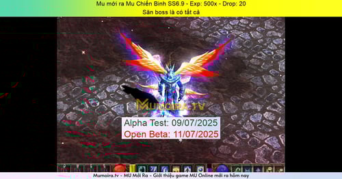 Mu Mới ra, Mu Chiến Binh SS6.9 - Season 6 - Exp: 500x - Drop: 20% - Săn boss là có tất cả Mu Mới ra,Mu Chiến Binh SS6.9 - Season 6 - Exp: 500x - Drop: 20% - Săn boss là có tất cả