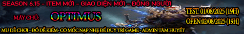 Giới thiệu Mu Online - Mu Custom SS6.15 Giới thiệu Mu Online - Mu Custom SS6.15
