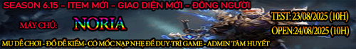 Giới thiệu Mu Online - Mu Custom SS6.15 Giới thiệu Mu Online - Mu Custom SS6.15