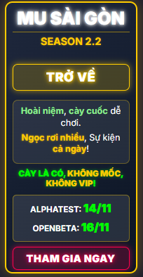 Giới thiệu Mu Online - Sài Gòn