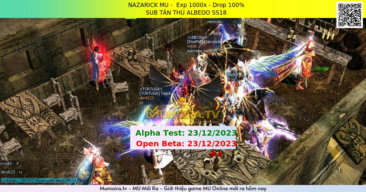 Mu Mới ra,NAZARICK MU - Season 16-20 - Exp: 1000x - Drop: 100% - SUB TÂN THỦ ALBEDO SS18