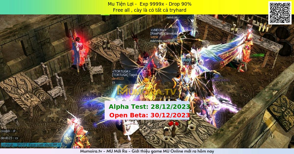 Mu Mới ra,Mu Tiện Lợi - Season 6 - Exp: 9999x - Drop: 90% - Free all , cày là có tất cả tryhard